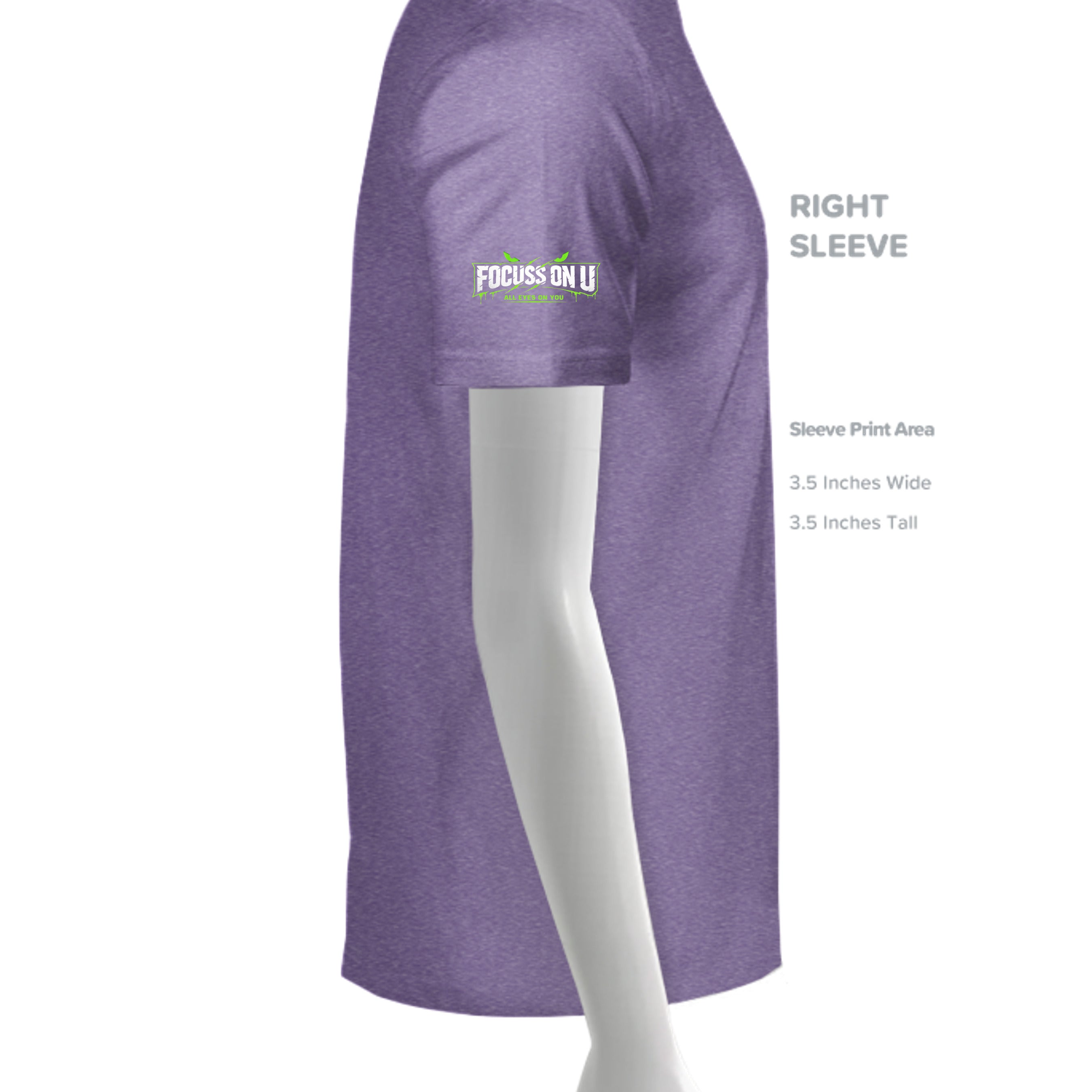 HEATHER PURPLE - G640 - SLEEVE_RIGHT