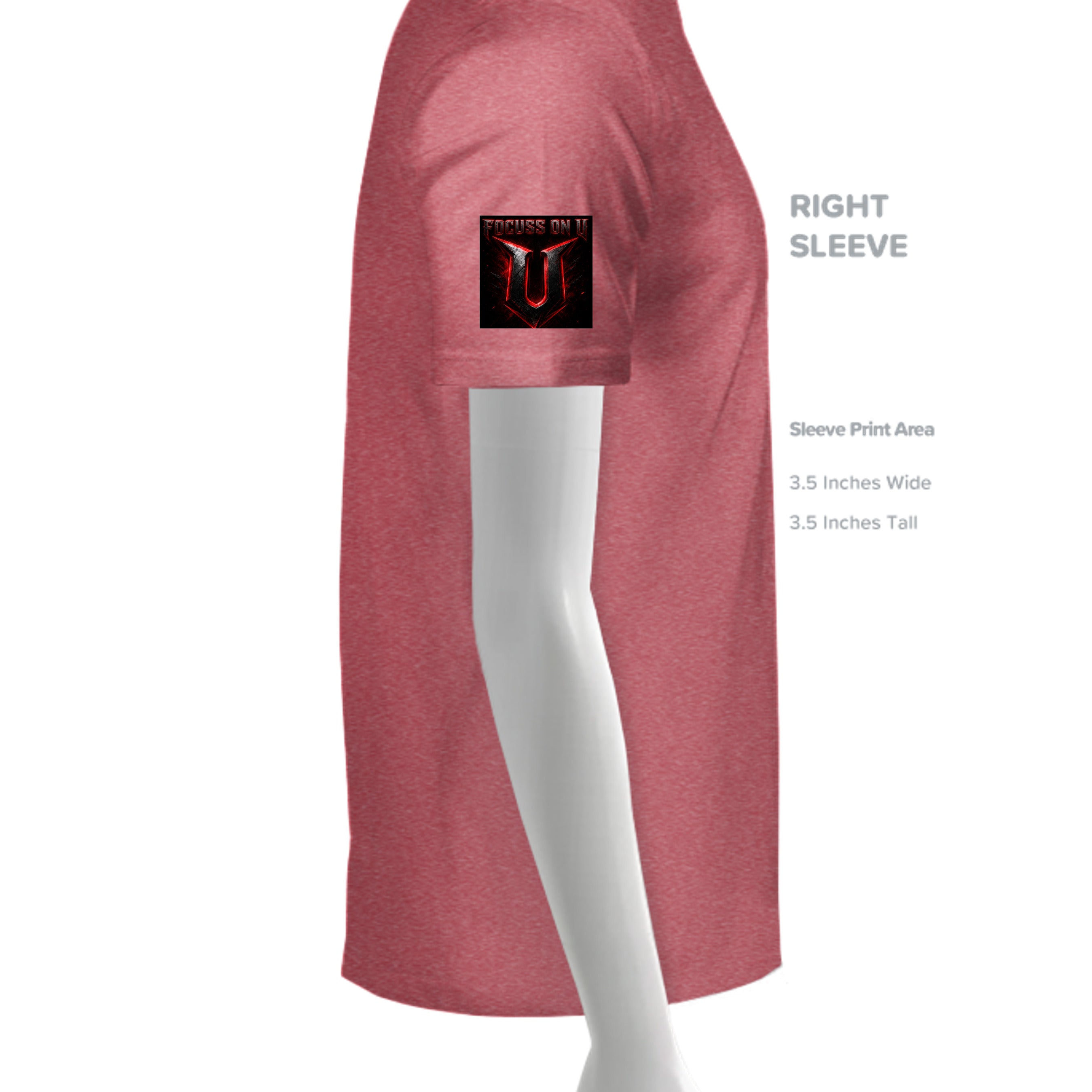 HEATHER RED - G500 - SLEEVE_RIGHT