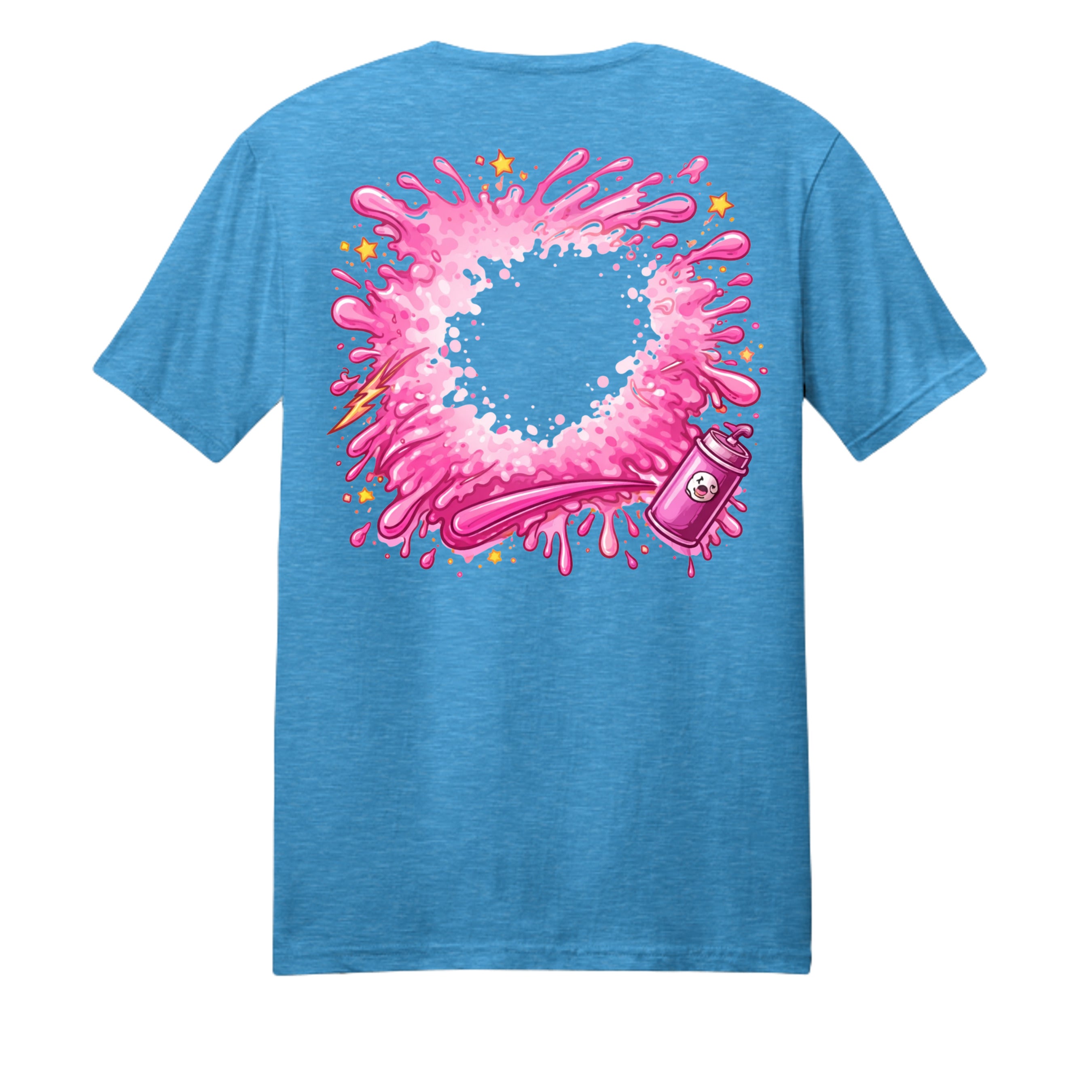 Heathered Bright Turquoise - DM108 - BACK